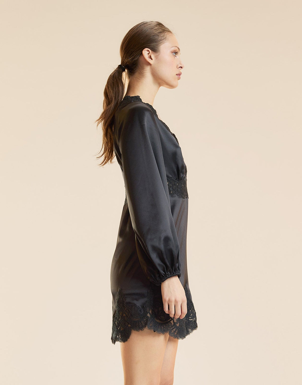 Garbo Silky Lace Dress | Cynthia Rowley Sale