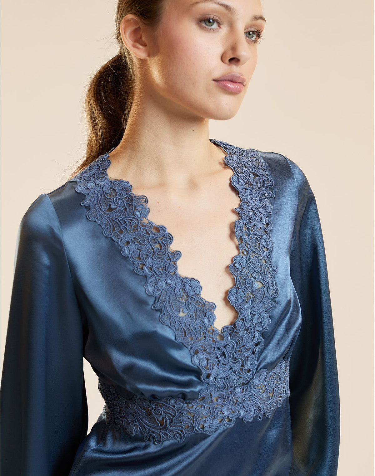 Garbo Silky Lace Dress | Cynthia Rowley Sale