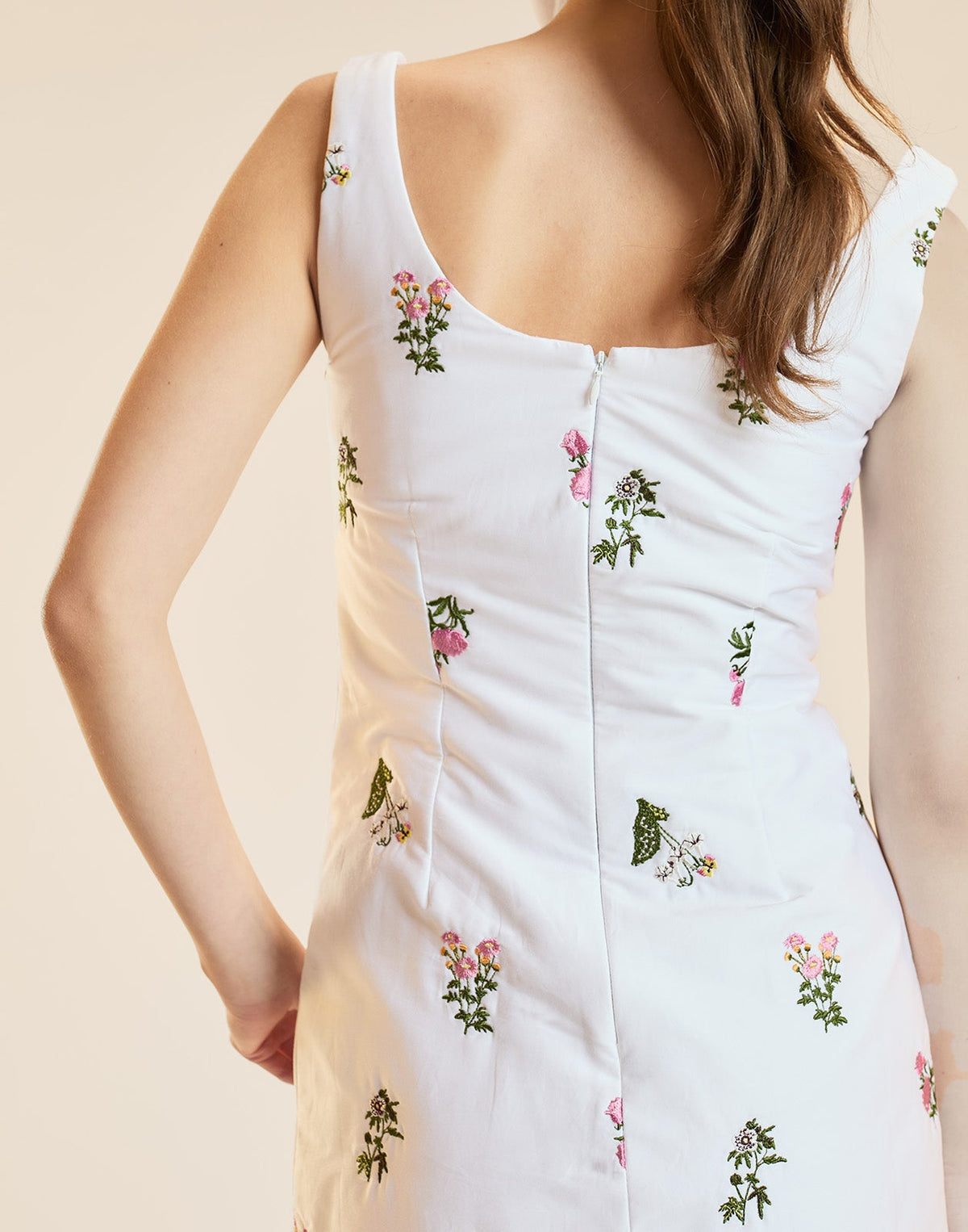 Bouquet Embroidered Dress | Cynthia Rowley Sale